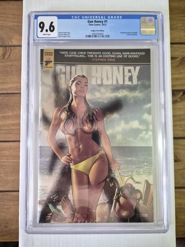 Gun Honey # 1 CGC 9.6 ADAM HUGHES FOIL