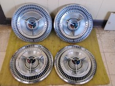 1965 Ford Thunderbird Spinner Hub Caps 15 Set Of 4 Wheel Covers 65 T-bird 1965 Ford Thunderbird Spinner Hub Caps 15 Set Of 4 Wheel Covers 65 T-bird