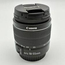 Canon EF-S 18-55mm f/3.5-5.6 Camera Lens Black