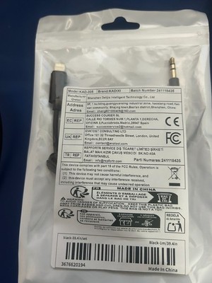 Phone to 3.5 Aux Audio Cable Headphone Jack Adapter For iPhone 14 13 12 11 XS X