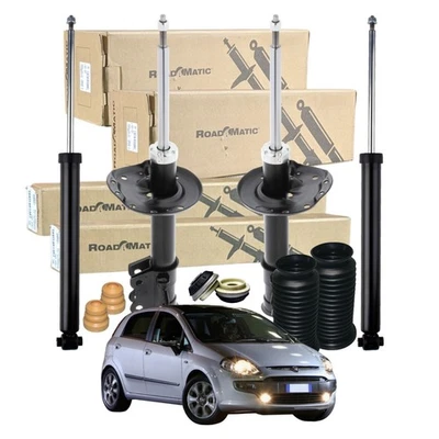 Kit 4 Ammortizzatori Monroe Roadmatic Supporti Tamponi Parapolvere Grande Punto