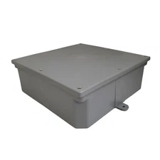 PVC Junction Box 12x12x4 ETL Electrical Wire Enclosure NEMA Rated - Open Box