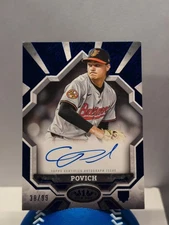 2025 Topps Tier One Cade Povich #BOA-CP Break Out Auto Blue Foil 38/99 ORIOLES🔥
