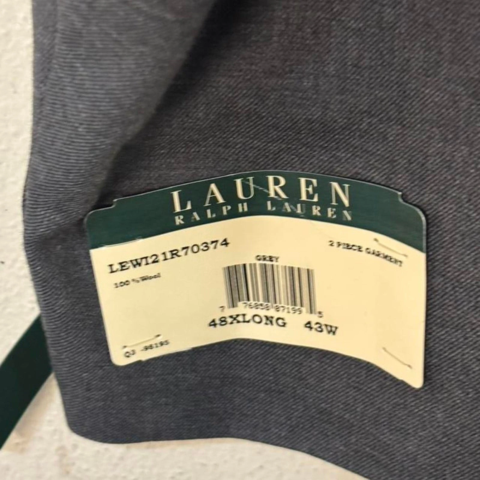 NWT Lauren Ralph Lauren Wool Grey Total Comfort Blazer Sport Coat image 6