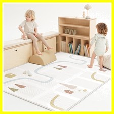 Baby Play Mat Foldable Baby Mat for Floor Reversible Playmat for Babies