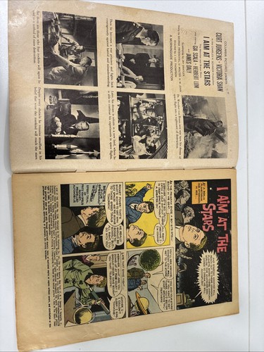Dell Movie Classic #1148 I Aim At The Stars 1960 Comic Book Used Good Condition - Picture 3 of 7