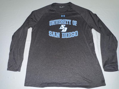 University of San Diego Under Armour Tshirt Mens XXL Gray Long Sleeve Torreros