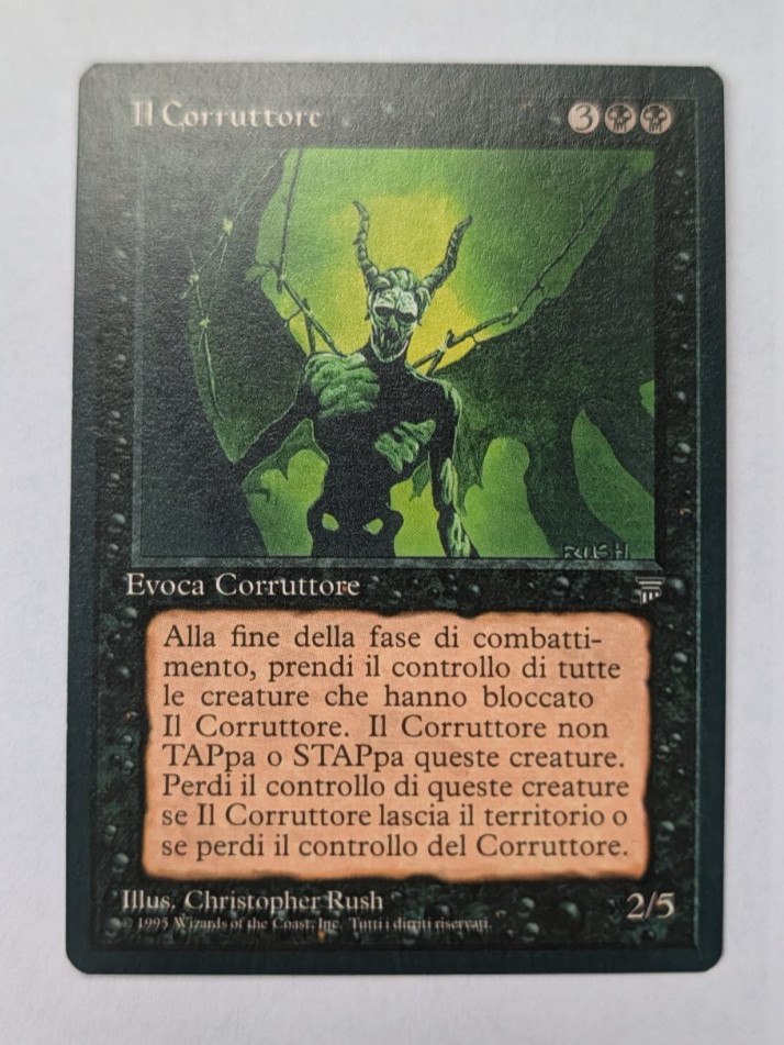 Magic Mtg Italian Legends The Wretched    near mint