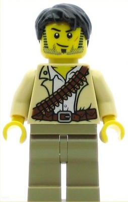 LEGO Pharaoh's Quest Minifigure Jake Raines (Genuine)