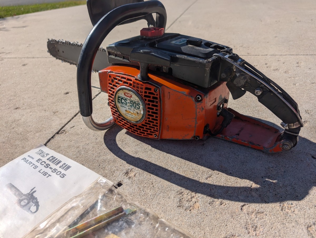 Tanaka ECS-505 Chainsaw - Runs Great - Free Shipping & Video | eBay