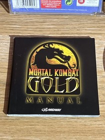 Sega Dreamcast Mortal Kombat Gold - PAL - Complete With Manual