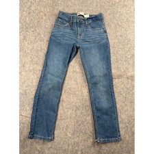 Levis 511 Slim Performance Jeans Kids Size 8 Blue Denim Adjustable Waist 511TM