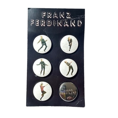 Franz Ferdinand Button Pin Badge Set Of 6 Always Ascending Tour BN New