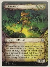 Eclipsed Elf (Showcase) Regular U Lorwyn Eclipsed 336 LP