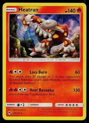 Heatran 48/214 Holo Rare Lost Thunder Pokemon Card