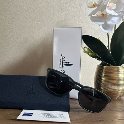 Johnnie-O Black Unisex Malibu Sunglasses With Case & Box NEW!!! -Many Available