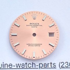 Originale Rolex Datejust 34 mm data 115210 115200 quadrante rosa salmone cal 3135
