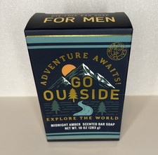 Midnight Amber Scented Dye-Free Bath Soap Bar 10 oz Made in USA Adventure Awaits