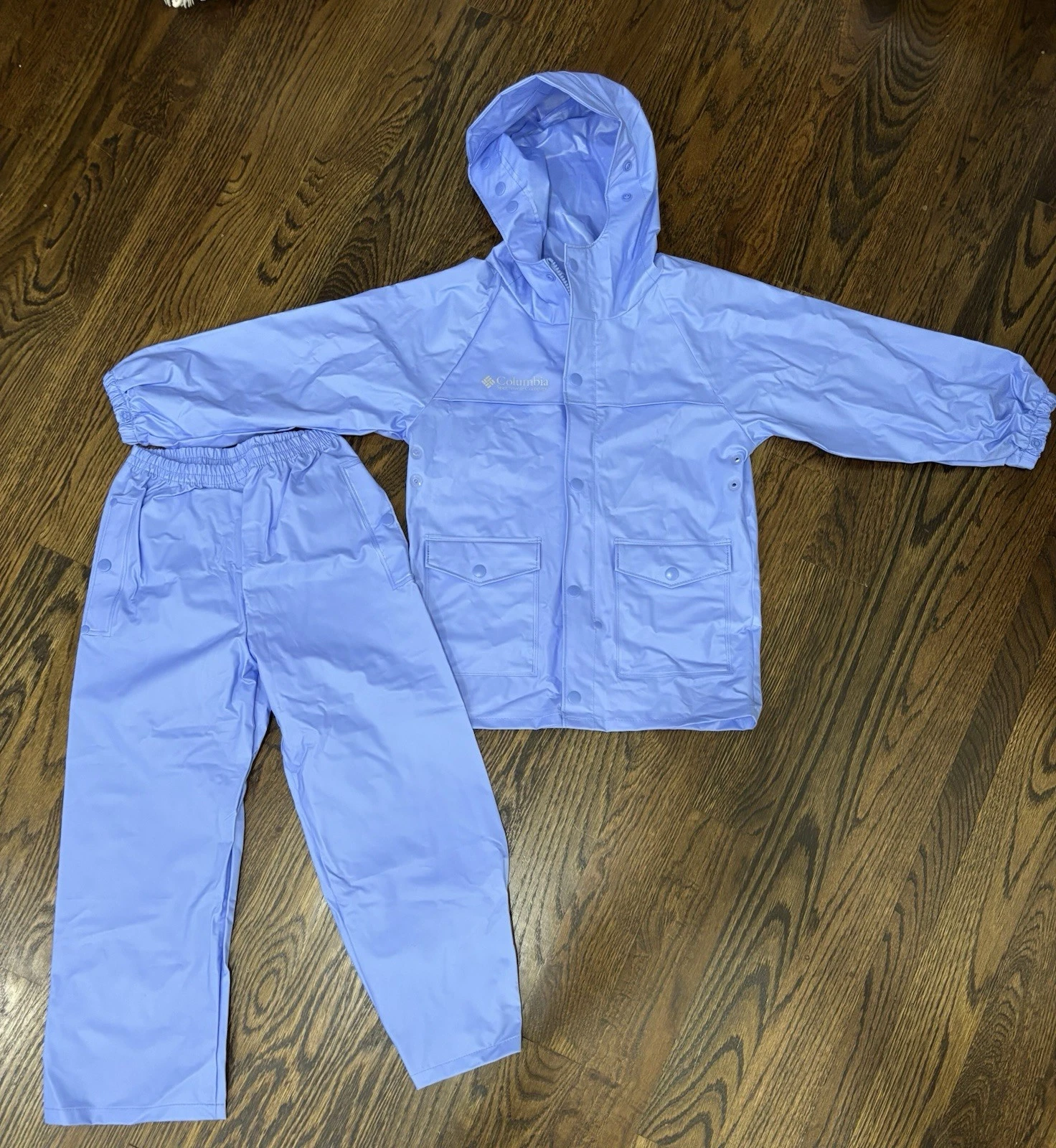 Columbia Sportswear Periwinkle Blue S Youth Waterproof Hooded Jacket Pants Set
Opens in a new window