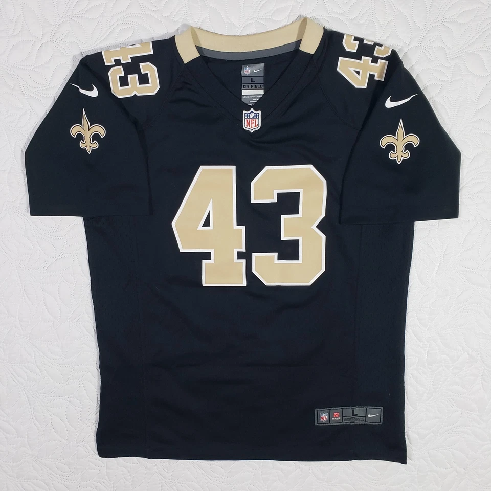 Camiseta Darren Sproles Juvenil L 14/16 New Orleans Saints #43 Negra Fútbol Nike Foto 2 de 4