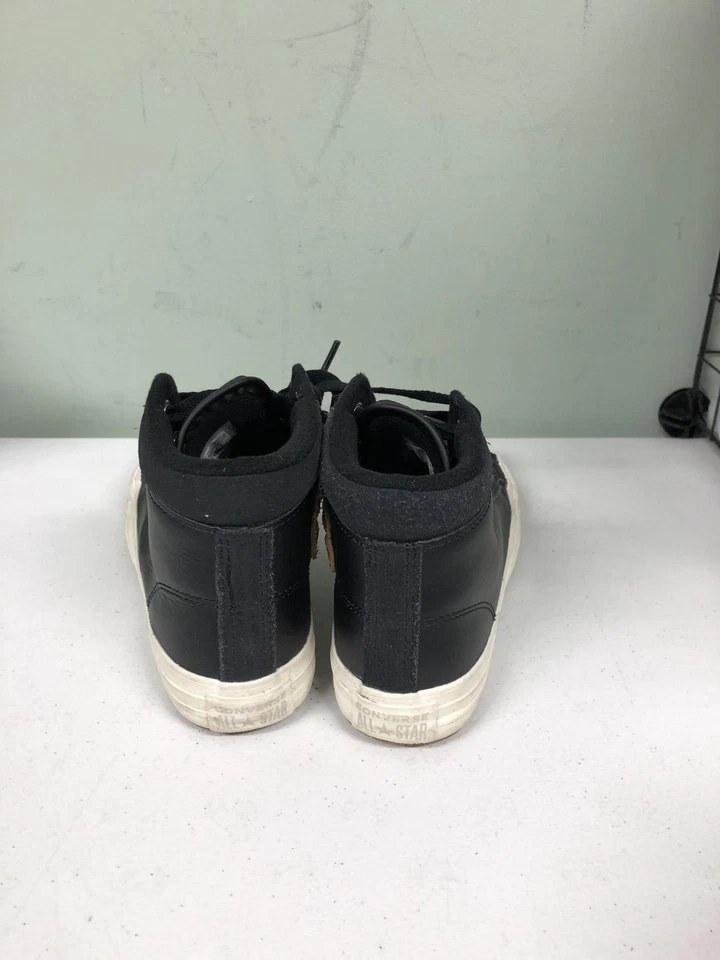 Converse Unisex Kids' Chuck Taylor High Top Boot Sneaker 661906C Black Size 3 - Image 4 of 4