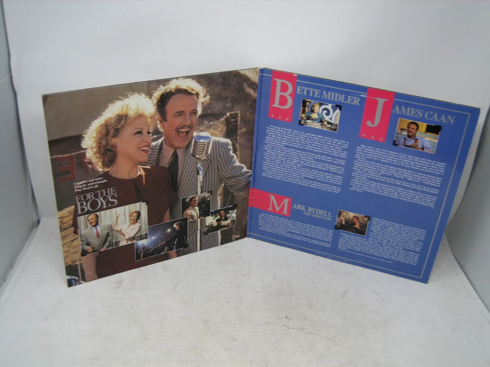 vintage laserdisc for the boys LD bette midler james caan vtg Foto 3 de 3