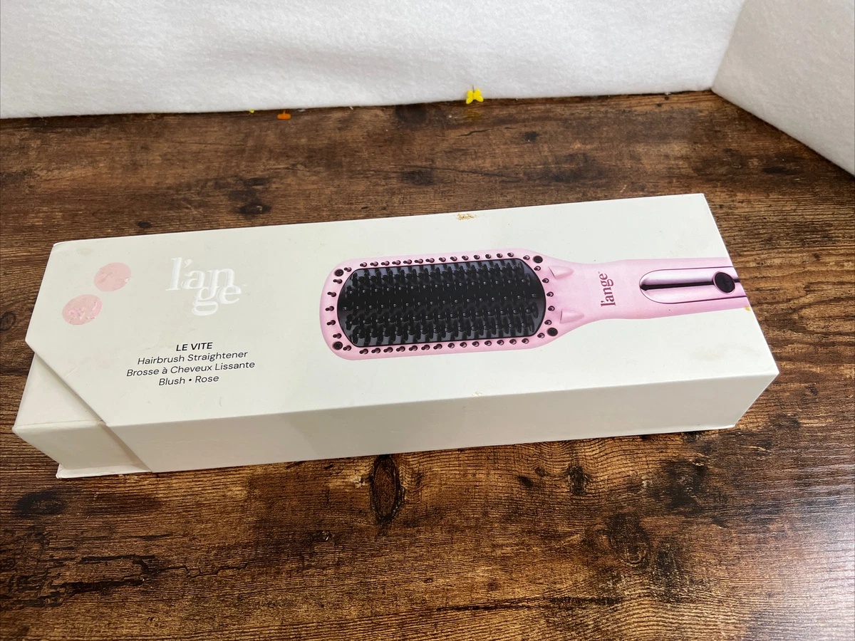 L ange Le Vite Thermal Active Sleek Hairbrush Hair Straightener Brush NEW