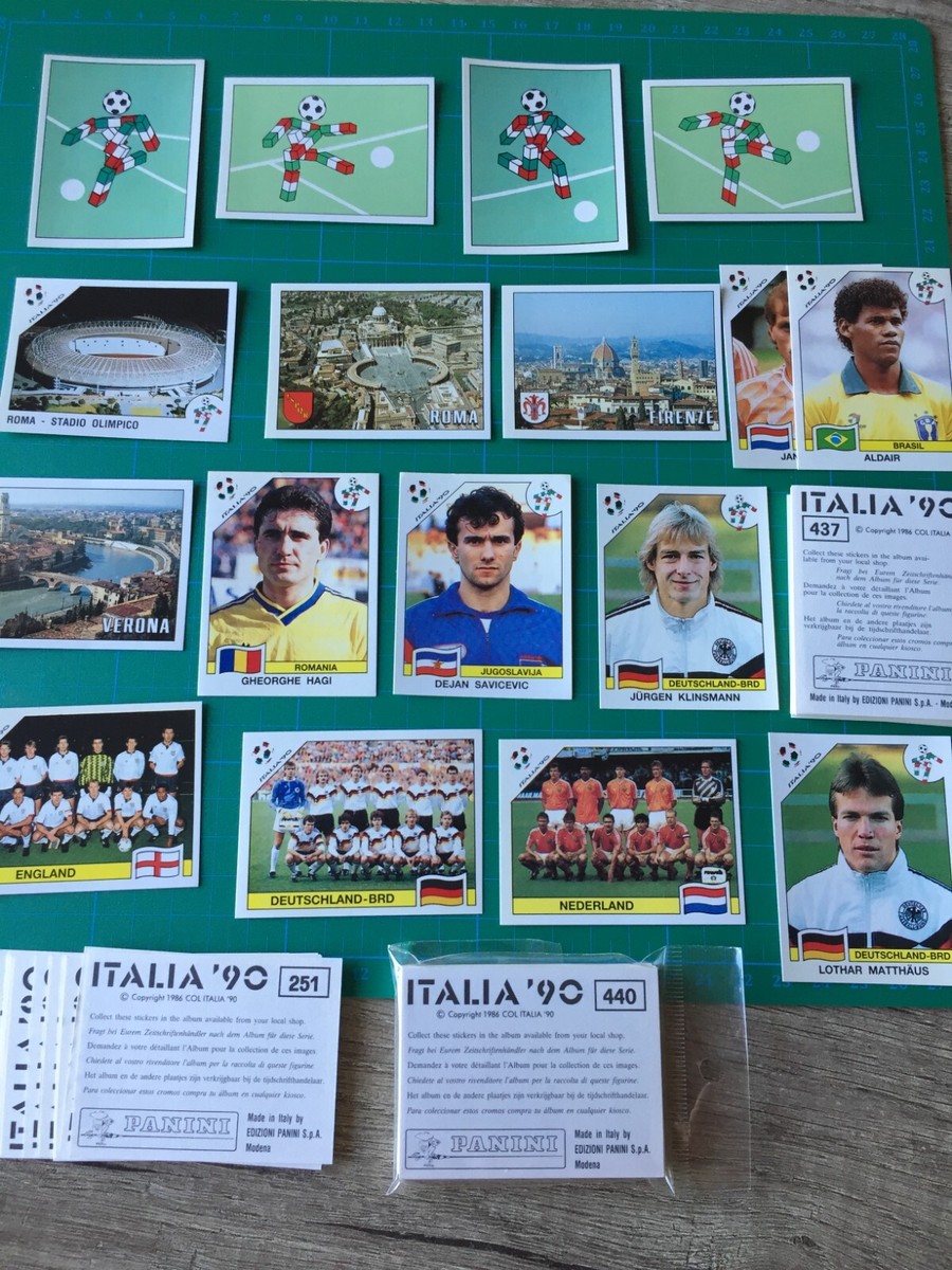 PANINI ITALIA 90 FIFA WORLD CUP ITALIA 1990 Football