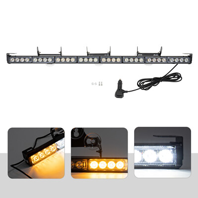 LED Strobe Light Bar Car Truck Rooftop Emergency Hazard Warning Waterproof 12V