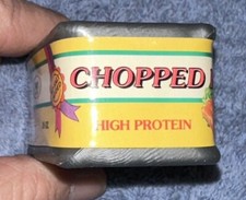 Vtg Pretend Play Mini Chopped Hams Plastic Toy