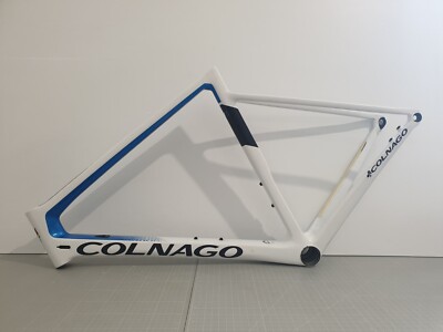 Colnago V3 Disc Fahrradrahmen Rahmengröße 52 Blau/Weiß ohne Rahmengabel