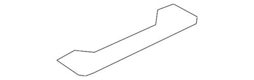 Moldura de acabado del panel de la puerta para Pontiac G6 2005-2009 (N/P 25852070)