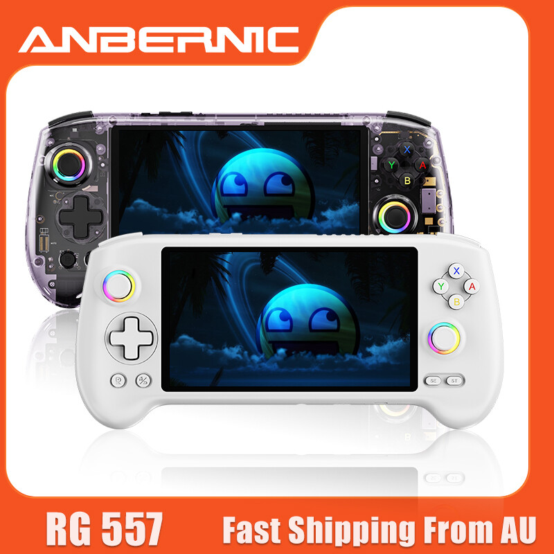 ANBERNIC RG557 Handheld Game Console 5.48' AMOLED Screen Android