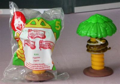 McDonald's MIP 1997 McD Jungle Book DISNEY Snake KAA  #5
