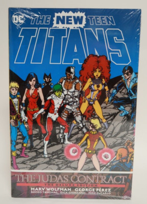 New Teen Titans: The Judas Contract Deluxe Edition Marv Wolfman HC Comic Book