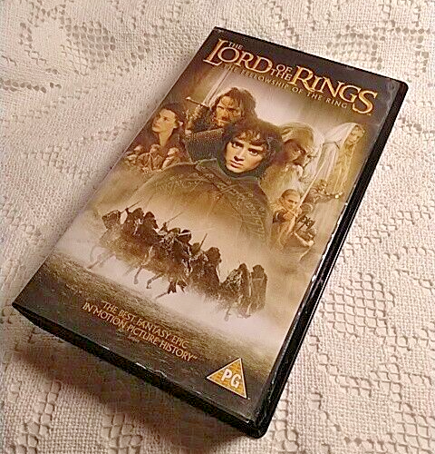THE LORD OF THE RINGS FELLOWSHIP OF THE RING VHS VIDEO PG