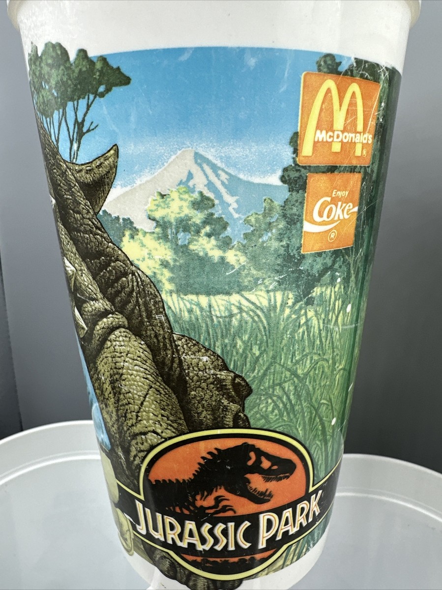 7 VTG 90s McDonalds Jurassic Park, NBA Looney Tunes Plastic Cups