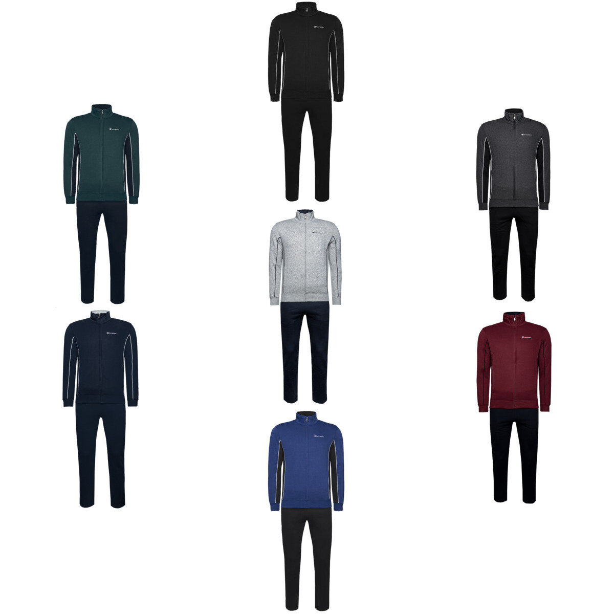 Champion Cremallera Completa Suit Hombre Ropa Deportiva Chándal Jogger