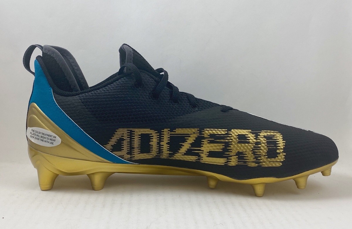 Adidas Adizero Scorch 2 \'Jacksonville Jaguars\' GZ0401 Football Cleats size 12.5 Adidas Adizero Scorch 2 Jacksonville Jaguars | Mercari main image 4