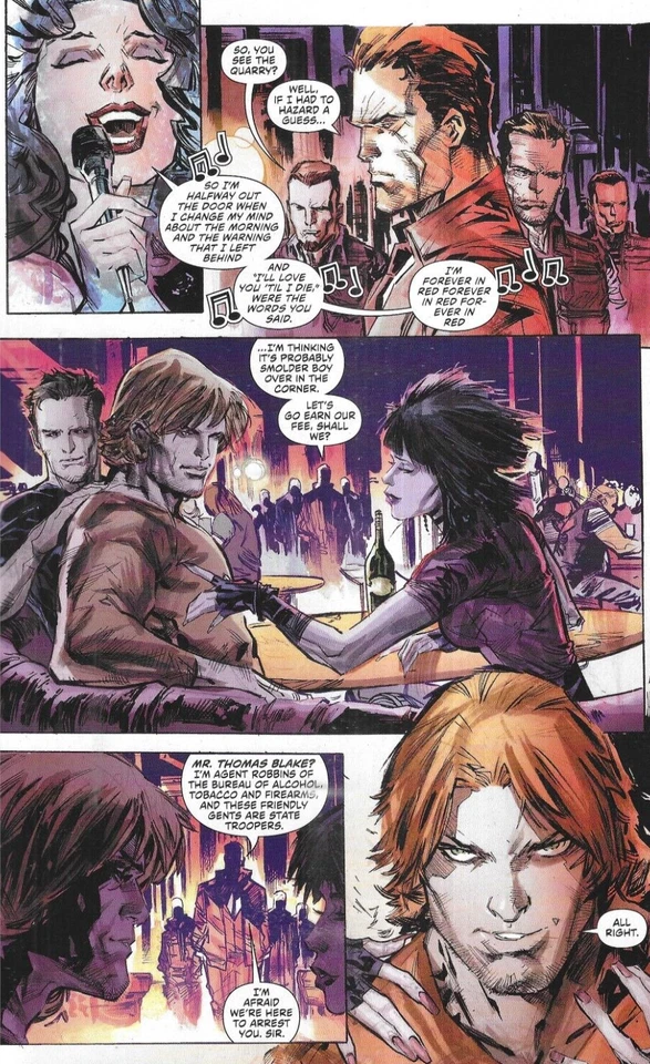 Secret Six Comic 1 First Print Cover B Blank Varian 2015 Gail Simone Lashley DC - Image 3 of 4