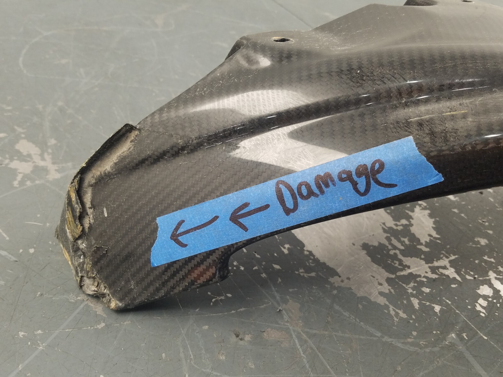 2019 McLaren 600LT 600 LT Carbon Rear Bumper Upper Section  - ** #6618 H2