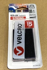 Velcro Brand Alfa-Lok Mounting Strips 3 in. 2 Sets Heavy Duty New