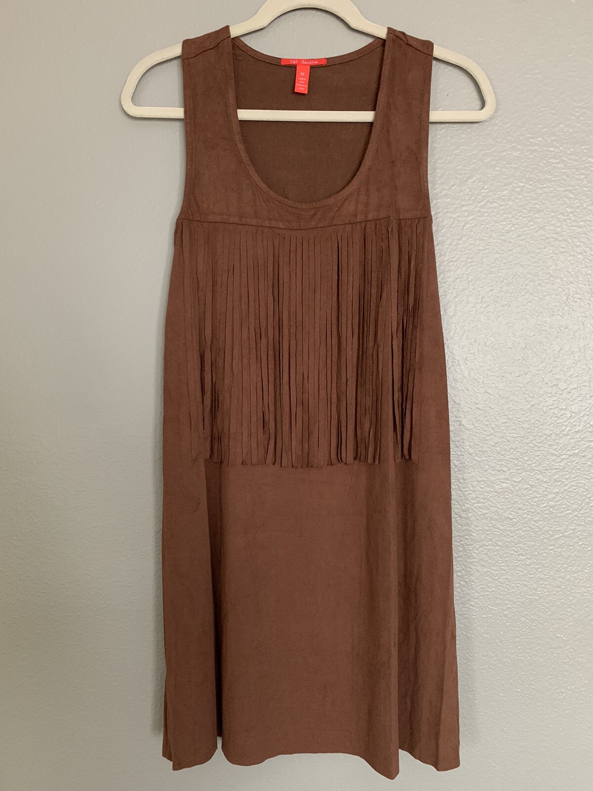 suede fringe dress