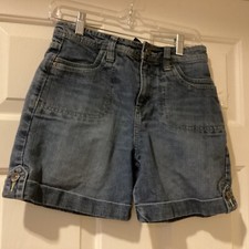 Arizona Jeans co. Girls Denim Shorts Size 16;Slim
