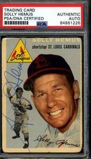 Solly Hemus PSA DNA Signed 1954 Topps Autograph