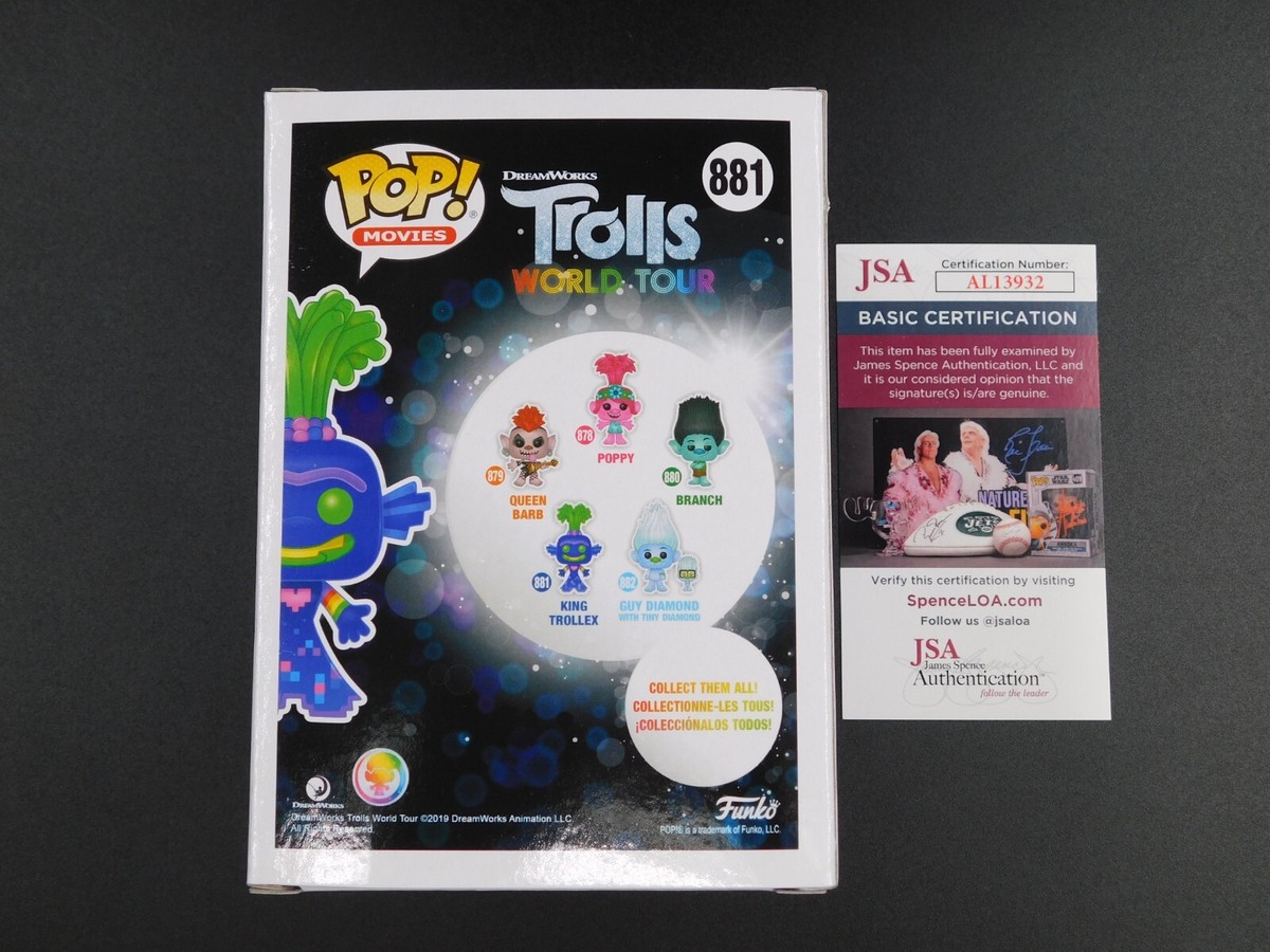 Anthony Ramos Signed Autographed Funko Pop 881 King Trollex Trolls