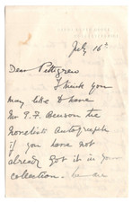 Catherine Margesson (1887-1939) Signed Letter / Autographed Women's Suffrage