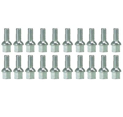 20x Radschrauben Kugelbund R13 - M14x1,5 28mm | Für Audi, VW, Skoda