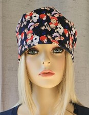 JUJUTSU KAISEN ANIME CLOSEUP COLLAGE MEDICAL NURSE SCRUB CAP 2 SIZE SELECTION 