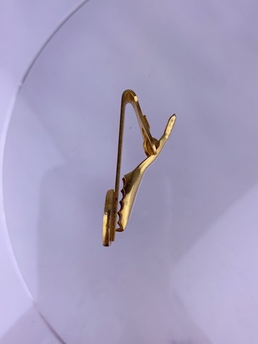 National Safety Council Safe Driver Award Tie Clip Bar 19 Year Gold Tone Vintage - Afbeelding 5 van 7